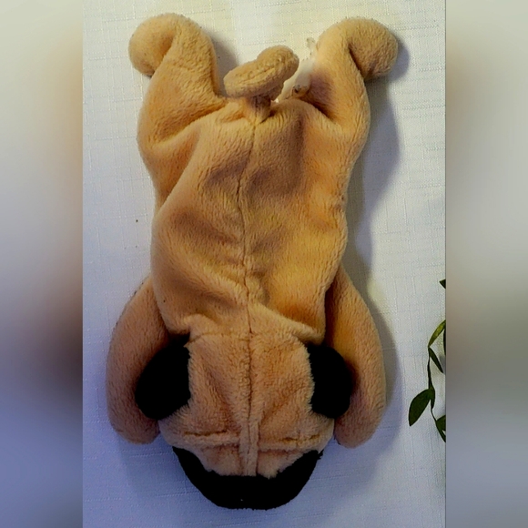 Vintage TY Original Beanie Baby Pugsly the pug dog Plush stuffed animal  (1996) - Picture 2 of 9